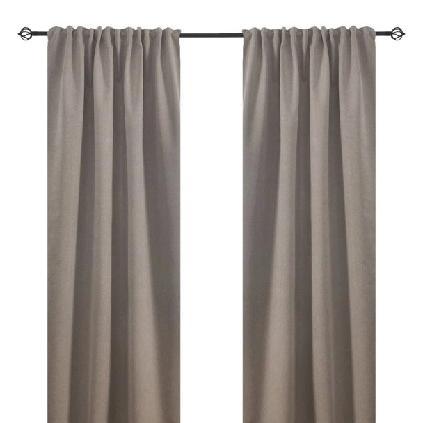 Solfritt Zand 2x135x250 cm Verduisterende Gordijn 2-pack