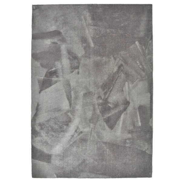 Hoogpolig Vloerkleed Solvyn Lichtgrijs