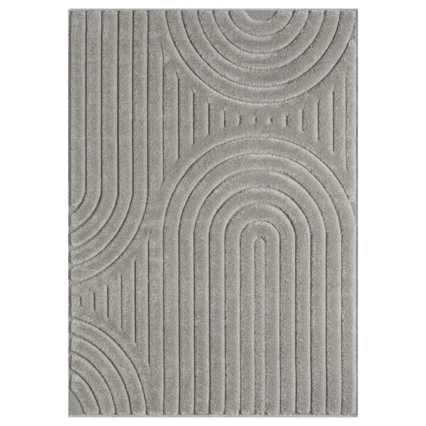 Hoogpolig Vloerkleed Steam Heat Grijs