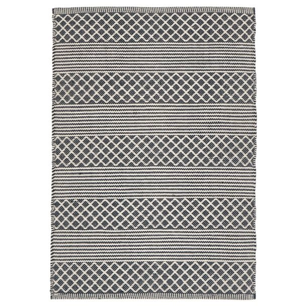 Katoenen Vloerkleed Fyrolin Antraciet