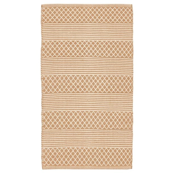 Loper Fyrolin Beige Katoenen Vloerkleed