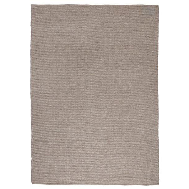 Wollen Vloerkleed Celyra Donkerbeige