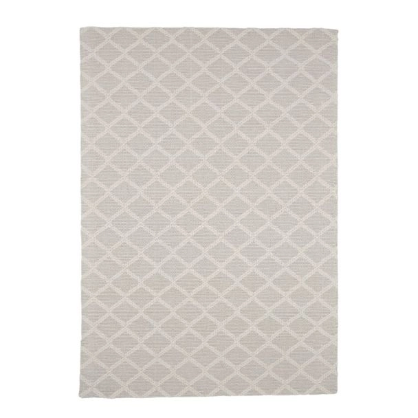 Wollen Vloerkleed Valira Gebroken wit