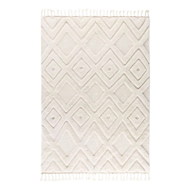 Wollen Vloerkleed Vivaro Wit