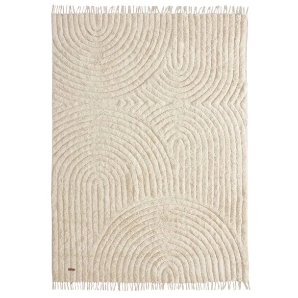 Katoenen Vloerkleed Wilma Bene Beige