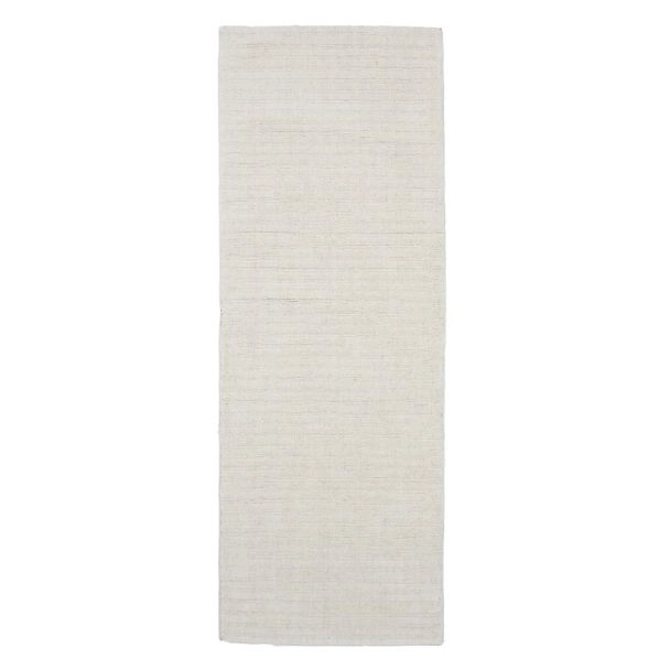 Loper Zentura Wit Wollen Vloerkleed