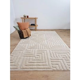 Forell Brush Vit Modern matta