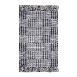 Katoenen Vloerkleed Der Zwart