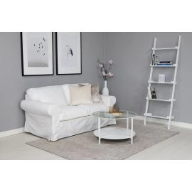 Tvättbar Ryamatta Benny Melerad Linne