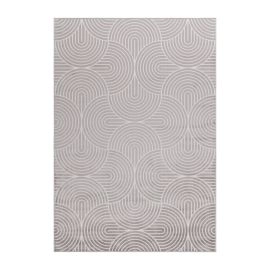 Giron Wave Greige Konstsilkesmatta
