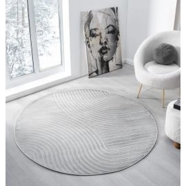 Rond Bella Spin Grijs Wilton Vloerkleed