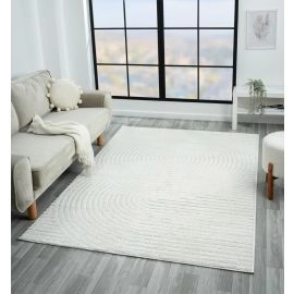 Hoogpolig Vloerkleed Brolly Curl Crème