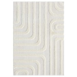 Hoogpolig Vloerkleed Brolly Klay Crème