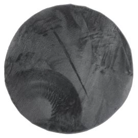 Rond Cat Donkergrijs Wasbaar Pelskleed