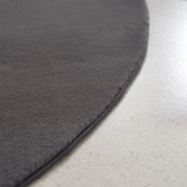 Rond Cat Donkergrijs Wasbaar Pelskleed