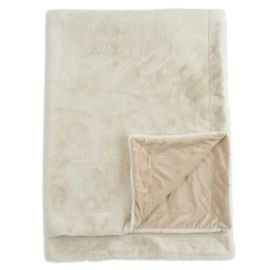 Cat Beige 130x170 cm Plaid