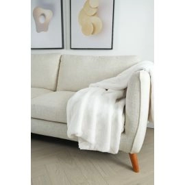 Plaid Cat Gebroken wit