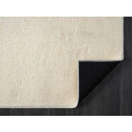 Loper Cloudy Lichtbeige Wasbaar Zacht Hoogpolig Vloerkleed