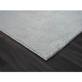 Loper Cloudy Zilver Wasbaar Zacht Hoogpolig Vloerkleed