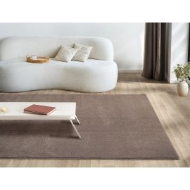 Wasbaar Zacht Hoogpolig Vloerkleed Cloudy Taupe