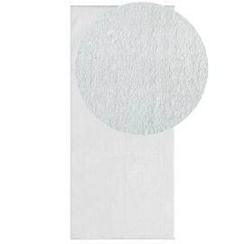 Loper Cloudy Wit Wasbaar Zacht Hoogpolig Vloerkleed