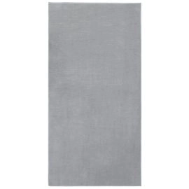 Loper Comfy Zilver Wasbaar Hoogpolig Vloerkleed