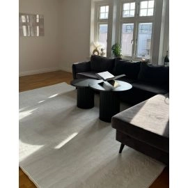 Wasbaar Hoogpolig Vloerkleed Comfy Gebroken wit