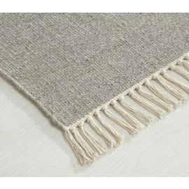 Wollen Vloerkleed Dalen Grijs