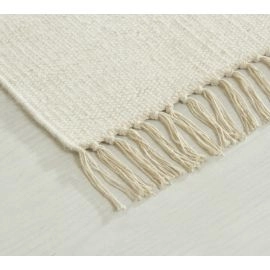 Wollen Vloerkleed Dalen Gebroken wit