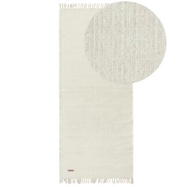 Loper Dalen Gebroken wit Wollen Vloerkleed