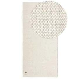 Loper Elsa Gebroken wit Wollen Vloerkleed