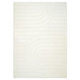 Wasbaar Zacht Hoogpolig Vloerkleed Fuzzy Lumo Gebroken wit