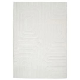 Wasbaar Zacht Hoogpolig Vloerkleed Fuzzy Vega Gebroken wit