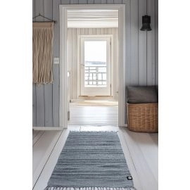 Loper Kireli Blauw Katoenen Vloerkleed