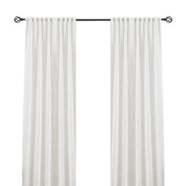 Linnen-look Gordijn 2-pack Kristina Wit