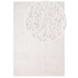 Hoogpolig Vloerkleed Lazy Gebroken wit