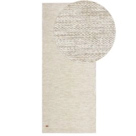 Loper Lunda Beige Wollen Vloerkleed