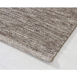 Loper Lunda Greige Wollen Vloerkleed