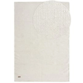 Wollen Vloerkleed Lunda Gebroken wit