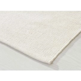 Loper Lunda Gebroken wit Wollen Vloerkleed