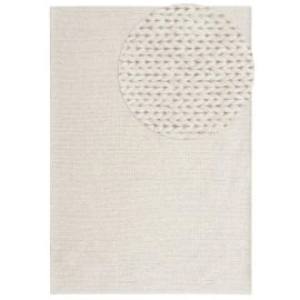 Wollen Vloerkleed Mellby Gebroken wit