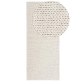 Loper Mellby Gebroken wit Wollen Vloerkleed