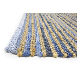 Katoenen Vloerkleed Kishion Blauw