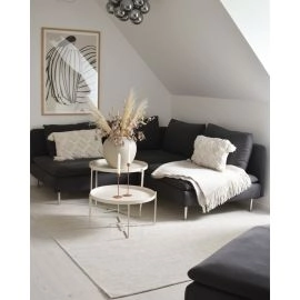 Wollen Vloerkleed Molly Crème/Grijs