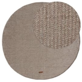 Rond Molly Greige Wollen Vloerkleed