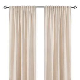 Ruimteverduisterende Fluweel Gordijn 2-pack Nancy Gebroken wit