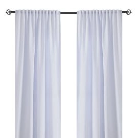 Ruimteverduisterende Fluweel Gordijn 2-pack Nancy Wit