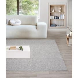 Wollen-look Vloerkleed Nordic Grijs