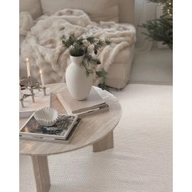 Rond Norrsken Gebroken wit Wollen Vloerkleed