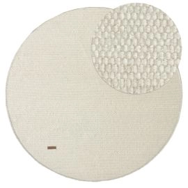 Rond Norrsken Gebroken wit Wollen Vloerkleed
